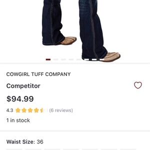 Cowgirl Tuff Dark Blue Women's Bootcut Jeans